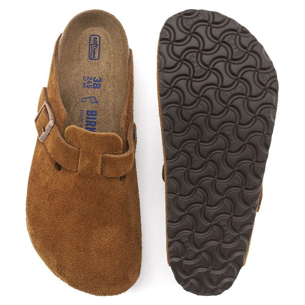 Boston Soft Footbed- Mink Suede