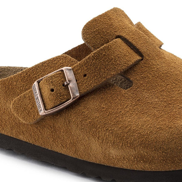 Boston Soft Footbed- Mink Suede