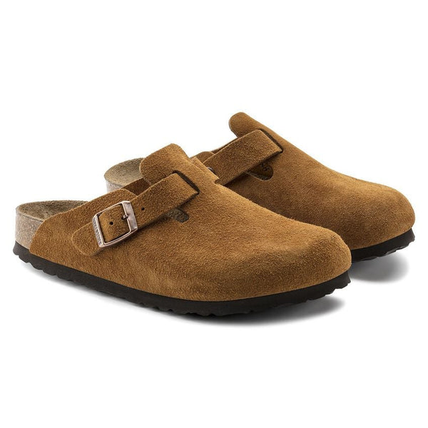 Boston Soft Footbed- Mink Suede