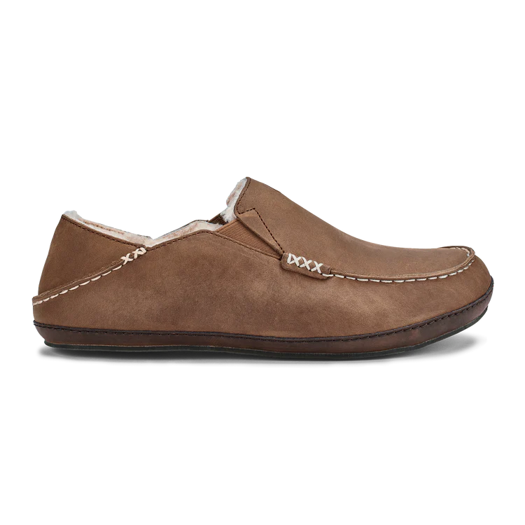 M Moloa Slipper- Toffee/Dark Wood