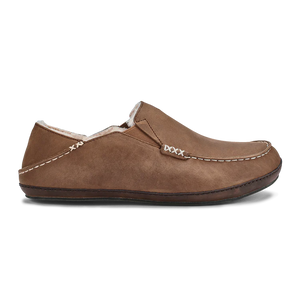 M Moloa Slipper- Toffee/Dark Wood