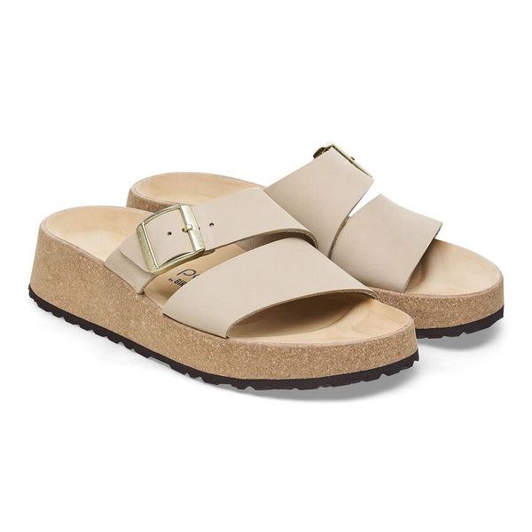 Almina Nubuck Leather- Sandcastle