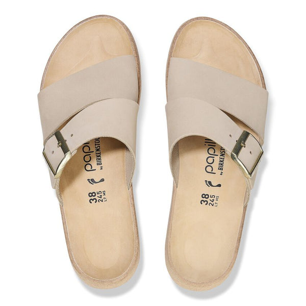 Almina Nubuck Leather- Sandcastle