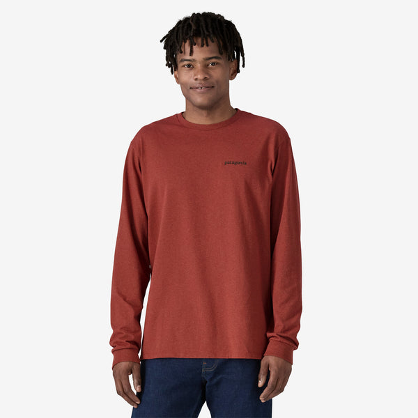 M LS Line Logo Ridge Responsibili-Tee- Burnished Red