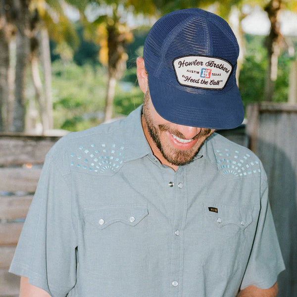 Feedstore Snapback- Capital Blue