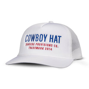 Cowboy Hat- White/Red/Blue