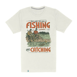 Not Catching T-Shirt- Vintage White