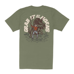 Triceratops T-Shirt- Sage