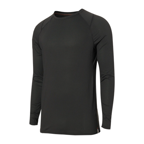 Quest Quick Dry Mesh Crew- Black