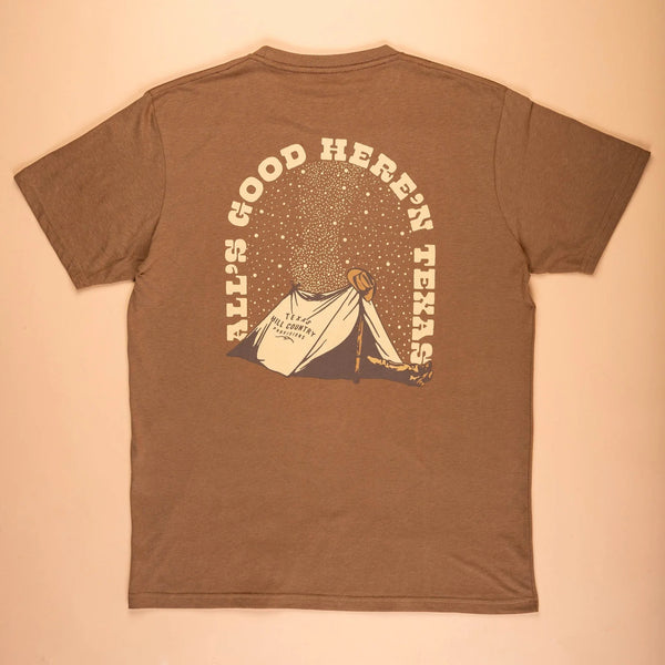 Under the Stars T-Shirt- Bison Brown