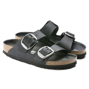 Arizona Big Buckle Oiled Leather - Black