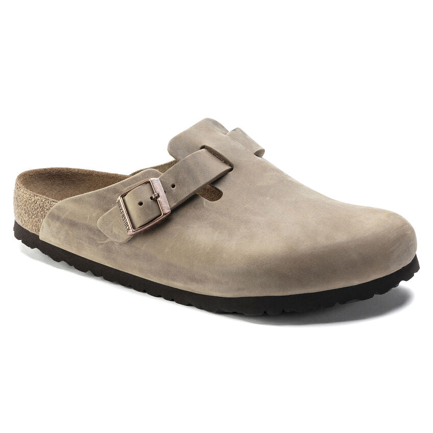 Boston Soft Footbed Oiled Leather Tobacco