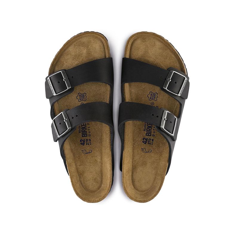 Arizona Soft Footbed Oiled Leather Black Hays Co. Outfitters