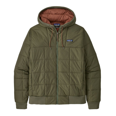 M Box Quilted Hoody - Basin Green